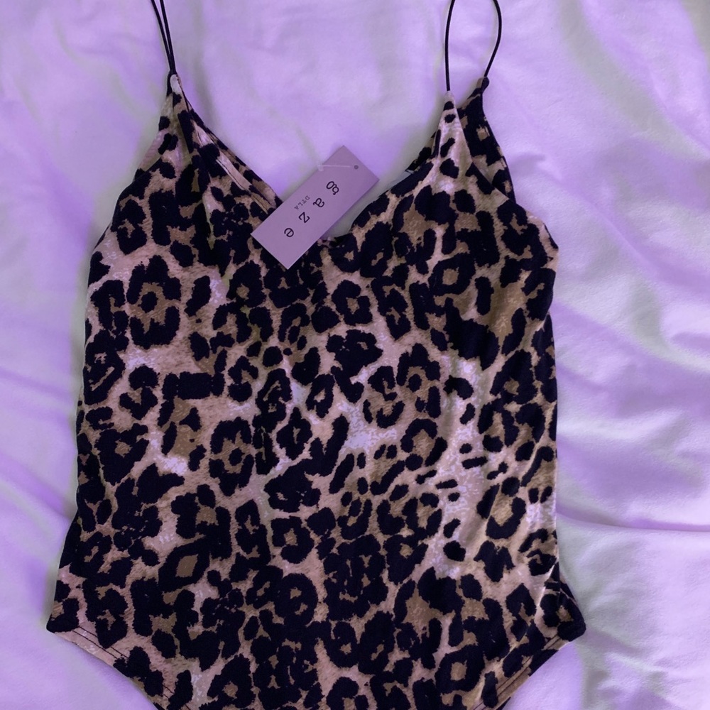 Leopard body suit